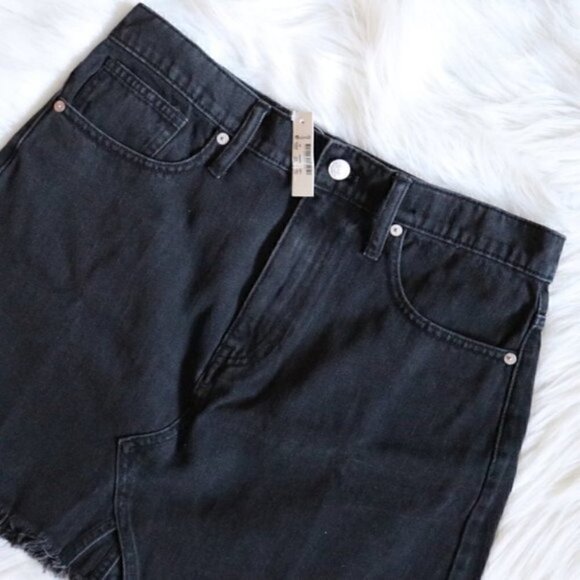 NEW Madewell Rigid Denim A-Line Mini Skirt in Lunar Wash - Picture 6 of 11